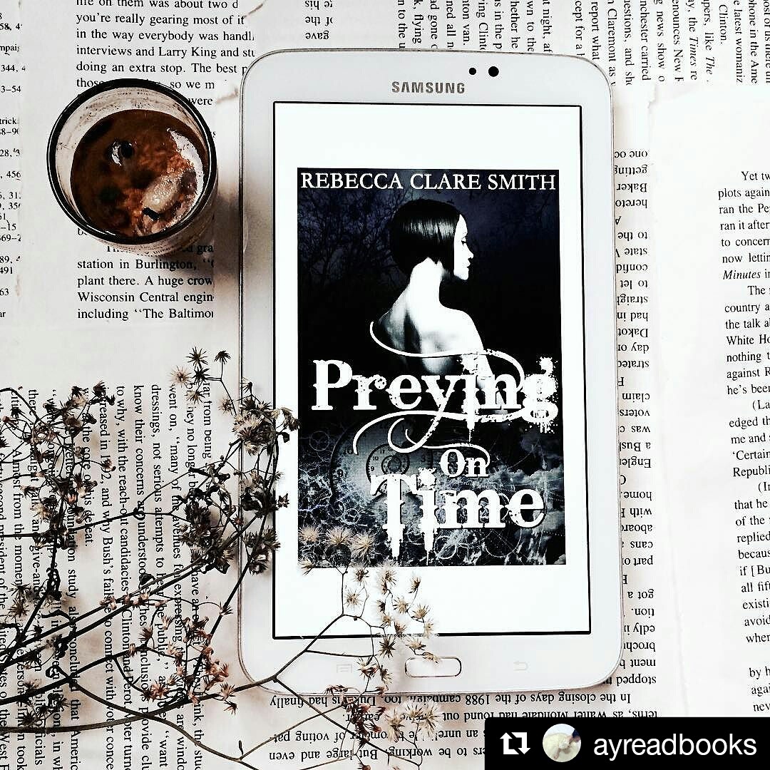 A bookstagram of Preying On Time by the lovely @ayreadbooks