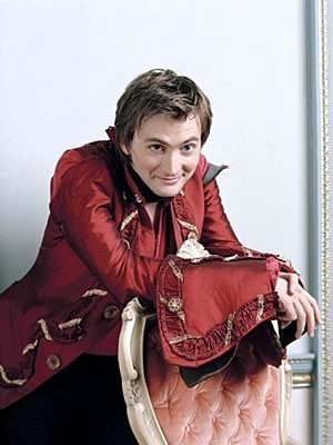 Ah, the lovely David Tennant as the 1700s favourite play boy.